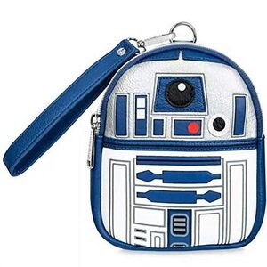 Loungefly STAR WARS R2-D2 Droid Wristlet Mini Belt Bag NWT Disney Parks